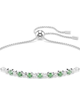 Matrix Armband, Rundschliff, GrÃ¼n, Rhodiniert Unisex OS