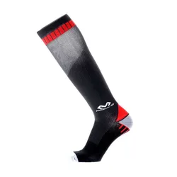 Active Elite Compression Socks Black / Scarlet UK 8-9.5 Men