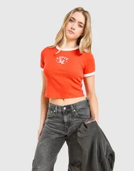 LEVI'S Western Slim T-shirt - Damen, Rot - female - Size: S