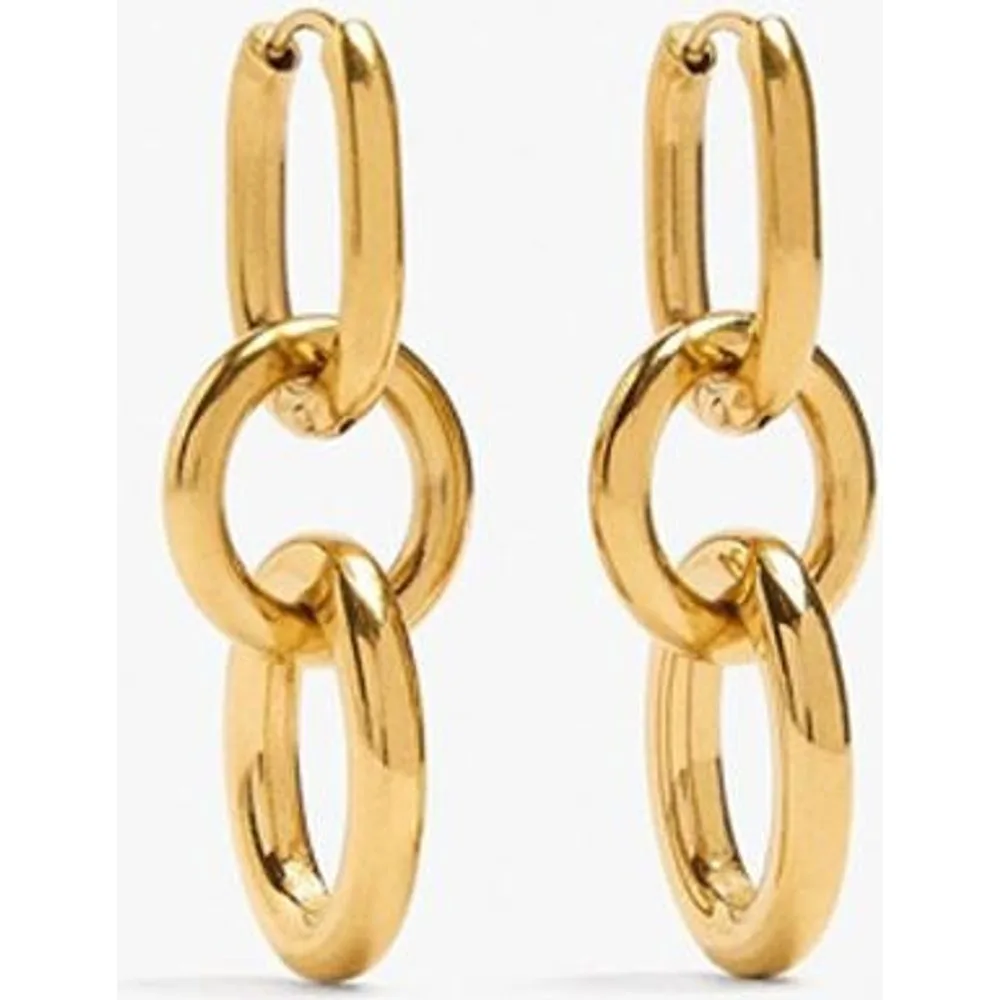 Pendientes de acero inoxidable de eslabones unidos - Parfois - FashionsVida