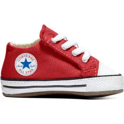 Zapatillas casual de bebés Chuck Taylor All Star caña media lona con cierre adherente Cribster Canvas Color