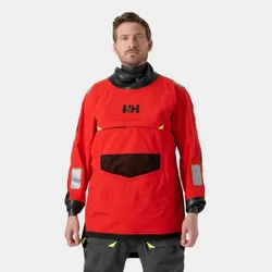 Unisex Aegir Ocean Smock Top Red L - Alert Red - Unisex