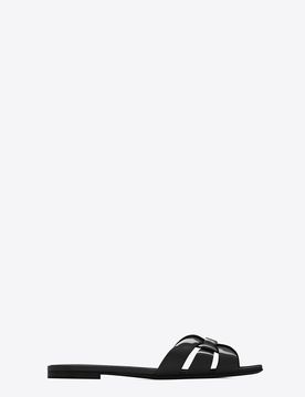Intertwining Straps Leather Sandals with 0.5 cm Heel