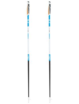 Nordic Walking-Stöcke Tactil C70 Cork Ocean Spike Cross Größe 125 cm Blau