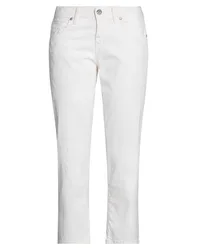 Pantalones vaqueros Mujer Marfil 28 Mujer