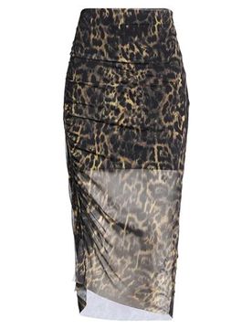 Falda midi Mujer Negro 40 Mujer