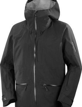 Wasserdichte Skijacke Absolute 3L Jkt M Deep Black für Herren Größe S schwarz