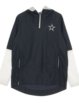 Giacca a Vento Infilabile Uomo Nfl Team Logo Pregame Lightweight Player Jacket Dalcow Original Team Colors