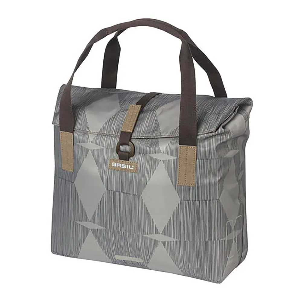 Borsa Elegance Shopper Hook On 20-26l Grey - Basil - FashionsVida