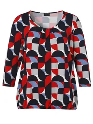 T-Shirt Rundhals 3/4 Arm Druck female
