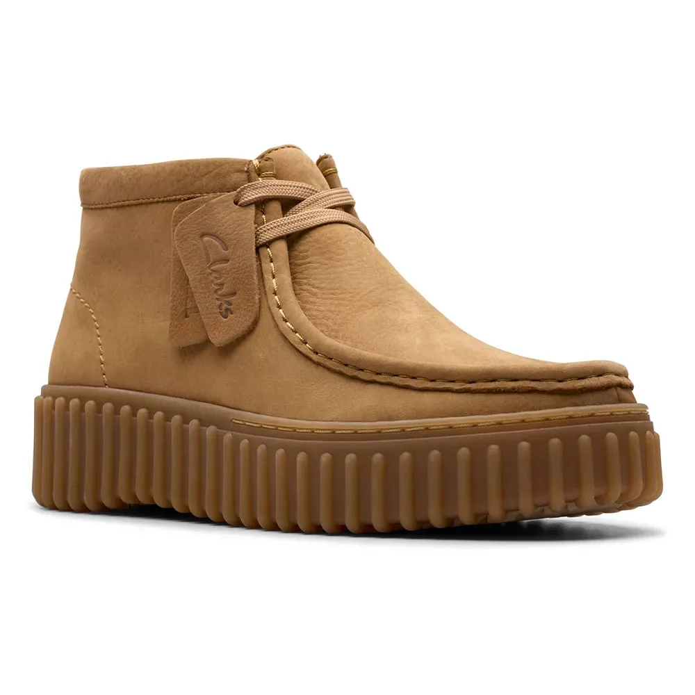 Shoes Mocassini Da Barca Torhill Moss Light Tan Nubuck EU 38 - Clarks - FashionsVida