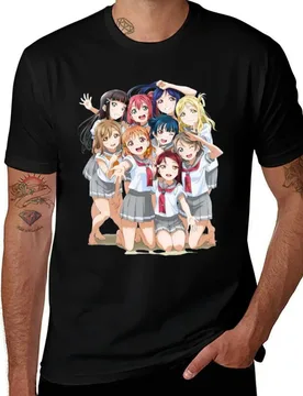Aqours Love Live Sunshine T-Shirt Trendy Pattern T-Shirt for Men - Aliexpress - FashionsVida