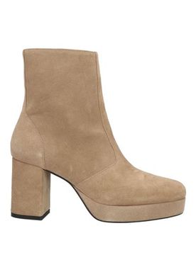 Botines de caña alta Mujer Beige 36,40 Mujer