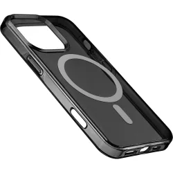 Funda Cellularline Gloss Mag para iPhone 16 Pro Max negra