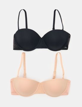 Reggiseni Balconette, Confezione da 2 - multicolor