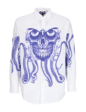 Camicia Manica Lunga Uomo Skull L/s Shirt White