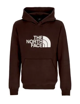 Felpa Cappuccio Uomo Drew Peak Po Hoodie Coal Brown - The North Face - FashionsVida