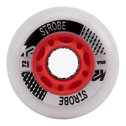 Roues De Roller Strobe 2 Unités White 84 mm unisex