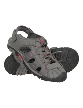 Trek Mens Shandals - Grey - Grey - Size: 10 - Mountain Warehouse - FashionsVida