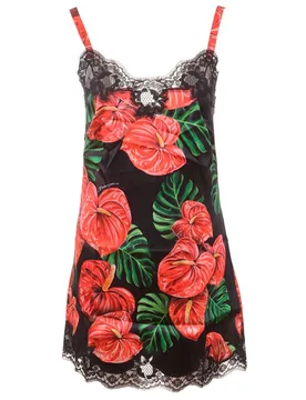Robe Courte Sans Manches 747447 Black 4 - Dolce & Gabbana - FashionsVida