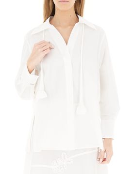 Camicia con ricami BIANCO 46