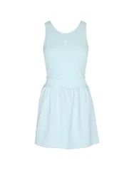 Damen Tenniskleid Court Split hellblau S W
