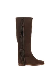 Stivali con frange MARRONE 37