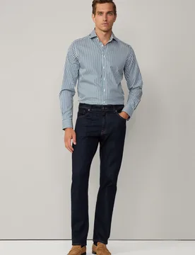Vaquero de hombre classic fit con lavado rinse - Hackett - FashionsVida