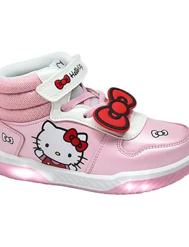 Scarpe Da Ginnastica In Pvc Con Luci Hello Kitty Pink EU 27