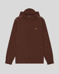 Men's Taped Water Resistant Hooded Jacket Dark Cherry Red