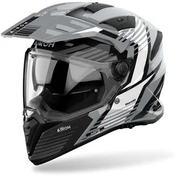 Casco Moto Adventure BANDIT SPICY Grigio Lucido taglia XS