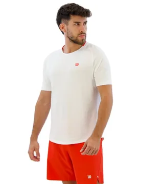 Serve Out Short Sleeve T-shirt Bright White XL - Wilson - FashionsVida