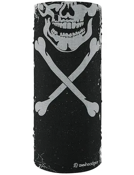 Collare Bandana Moto Motley Tube Teschio e Ossa taglia uni - ZANheadgear - FashionsVida