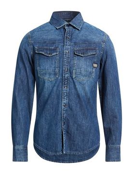 Camisa vaquera Hombre Azul marino S Hombre