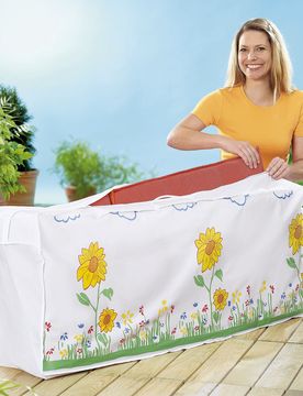 Abdeckhaube für Gartenpolster mehrfarbig