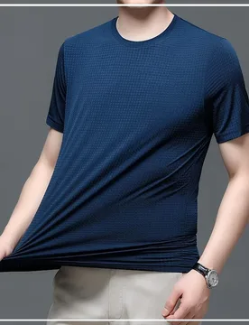 New Summer Business Casual Fashion Versatile Round Neck Plaid Print Loose Oversized Minimalist Short Sleeved T-shirt - Aliexpress - FashionsVida