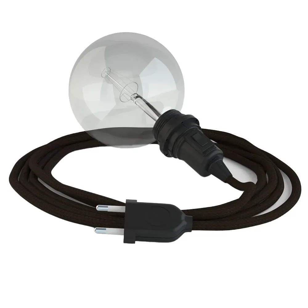 Cables Lampe Suspendue Pour Abat-jour Rm13 3 M Brown / Black One Size - Creative - FashionsVida