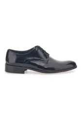 Scarpe Stringate Nere In Vera Pelle 38020 41