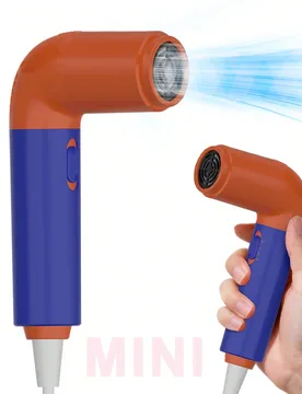 Nuevo Secador de Pelo MINI de Alta Velocidad con Motor sin Escobillas, 110,000 RPM, 1000W, 3 Ajustes de Temperatura con Protección contra Sobrecalent - Shein - FashionsVida