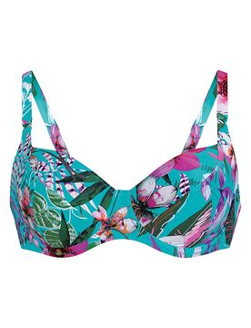 Haut de bikini Aloha Federicas turquoise 44F
