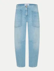 Wide-Leg Jeans Ocean Blau 42/28