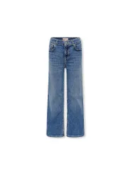 Jeans wide fit da ragazza blu 146