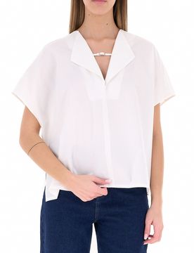 Blusa in cotone BIANCO 42
