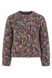 S Multicoloured Mock Neck female