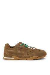 Lather' Suede Trainers - Camel - Size: 6