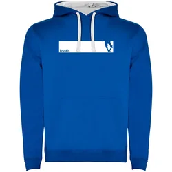 Sweat à Capuche Frame Skate Two-colour Royal Blue / White L