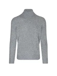 Col roulé gris clair 48