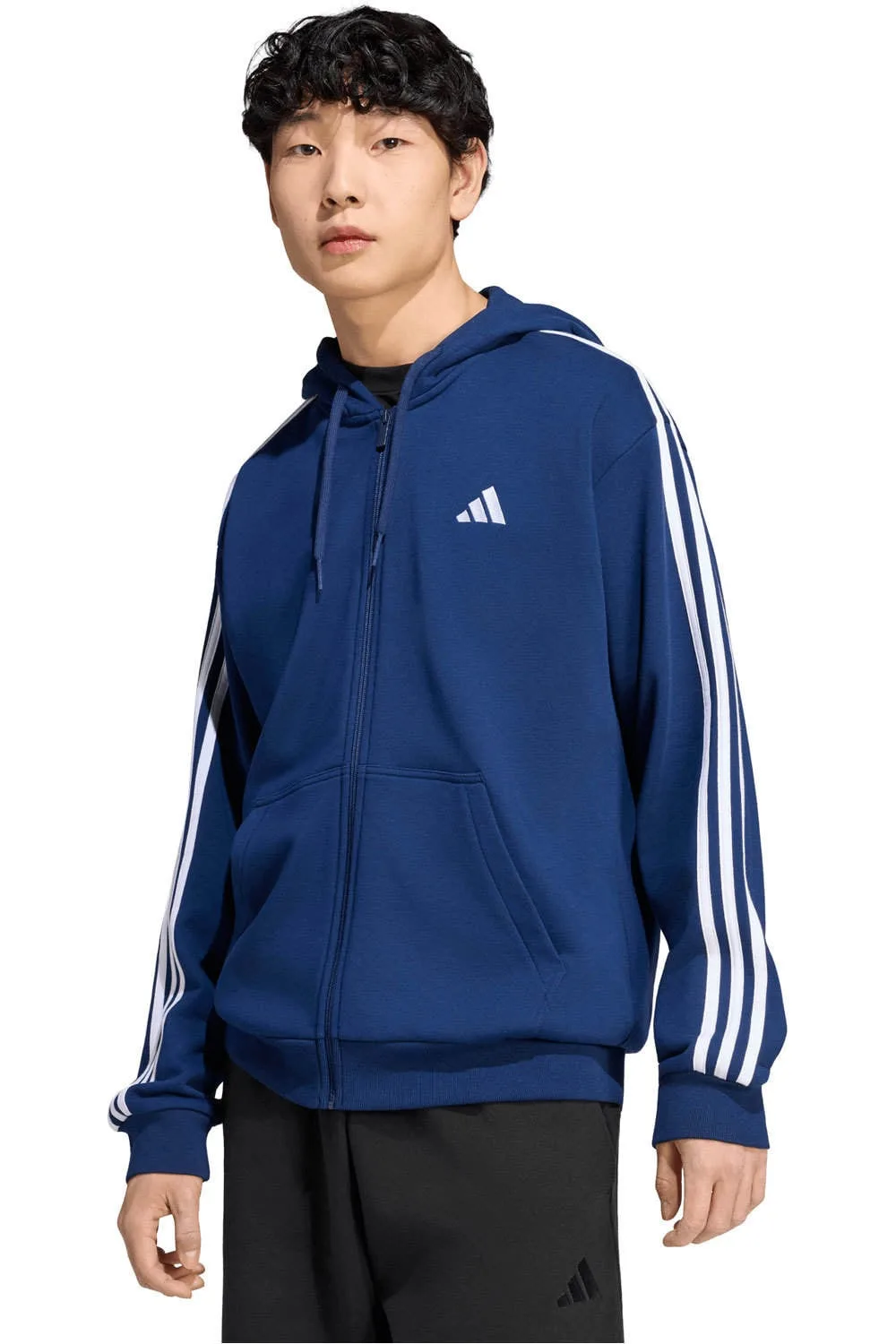Essentials 3 stripes sudadera hombre Marino (L) - Adidas - FashionsVida