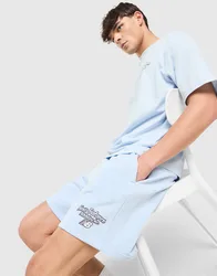 Mens Bubble Script Shorts - Blu, blu blu Uomo taglia L