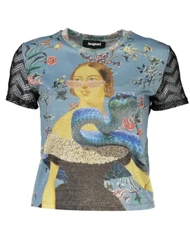 Damen KURZARM-T-SHIRT Hellblau 23SWTKBA_805505F_AZZURRO500